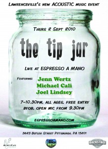 W/ Jenn Wertz, Michael Cali and Joel Lindsey